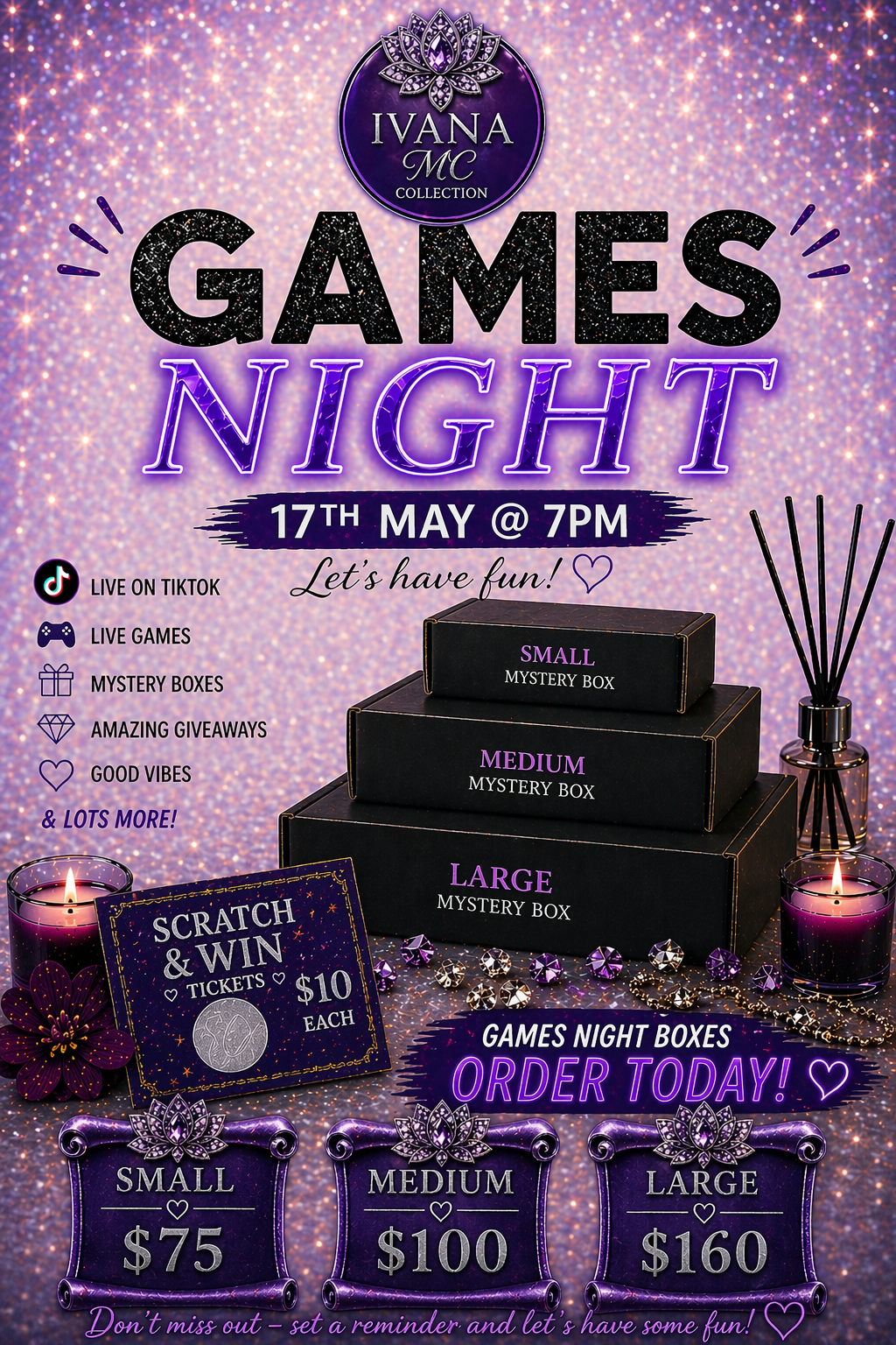 Games Night Boxes
