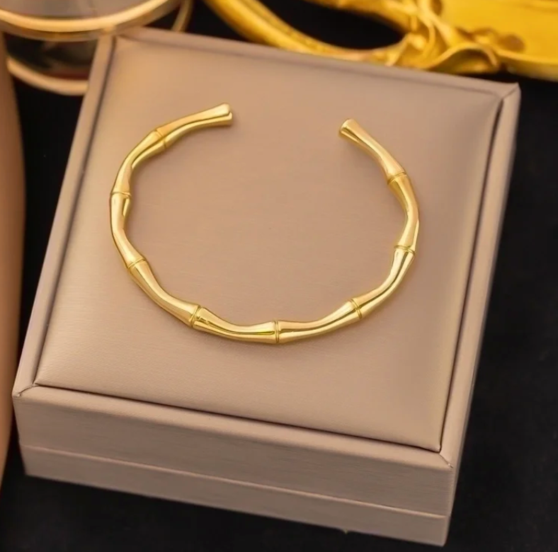 Bamboo Style Bangle
